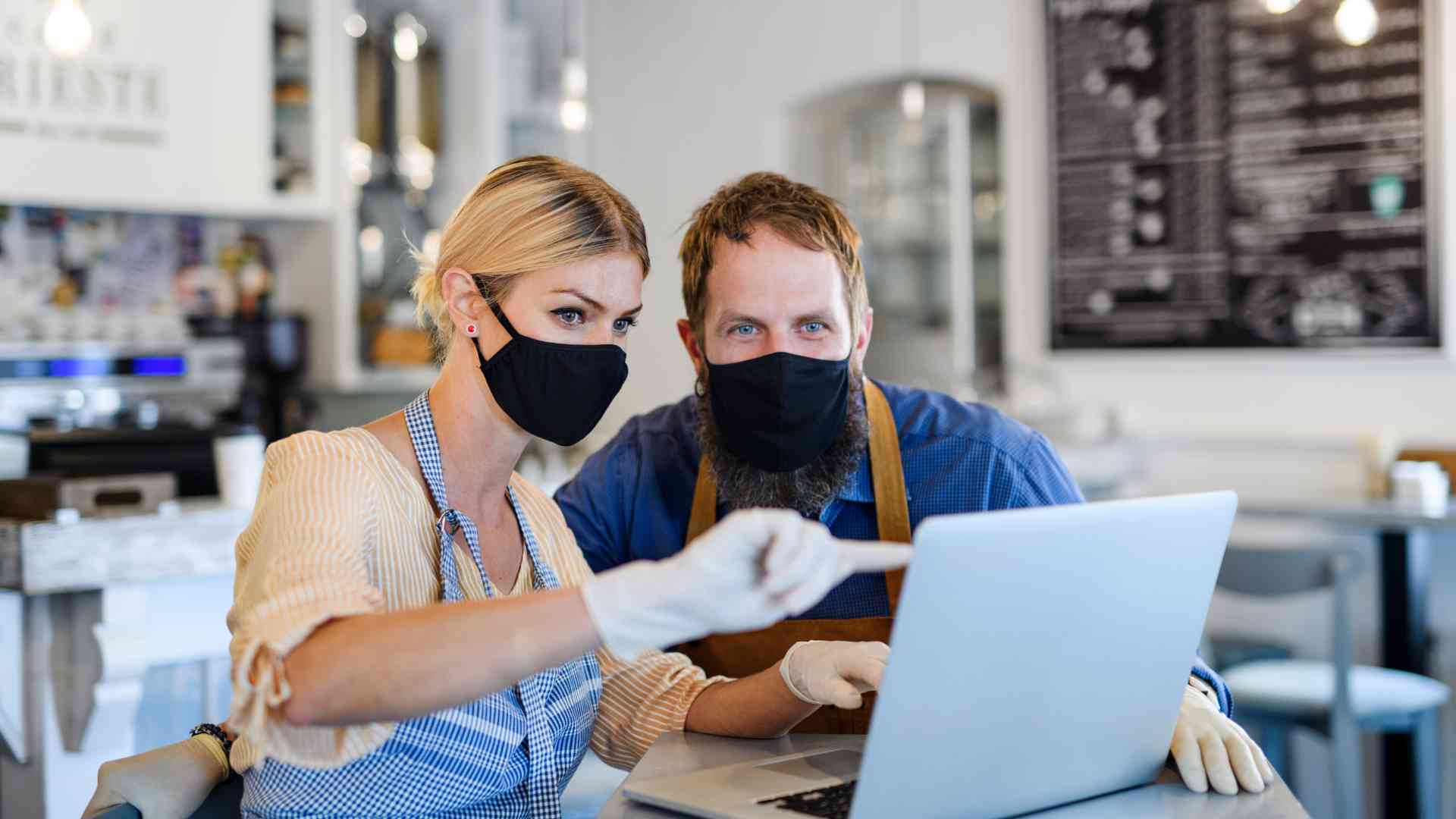 Coffee Shop Owner Retailer Coronavirus Pandemic