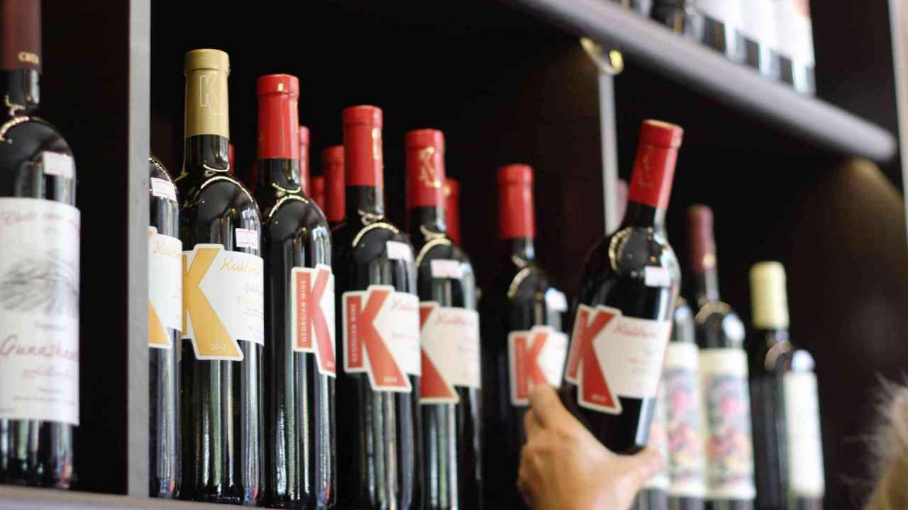 Hi-Time Wine Bottle on Shelf