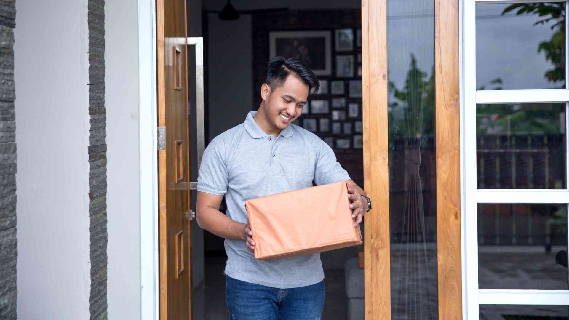 POS Package at Door